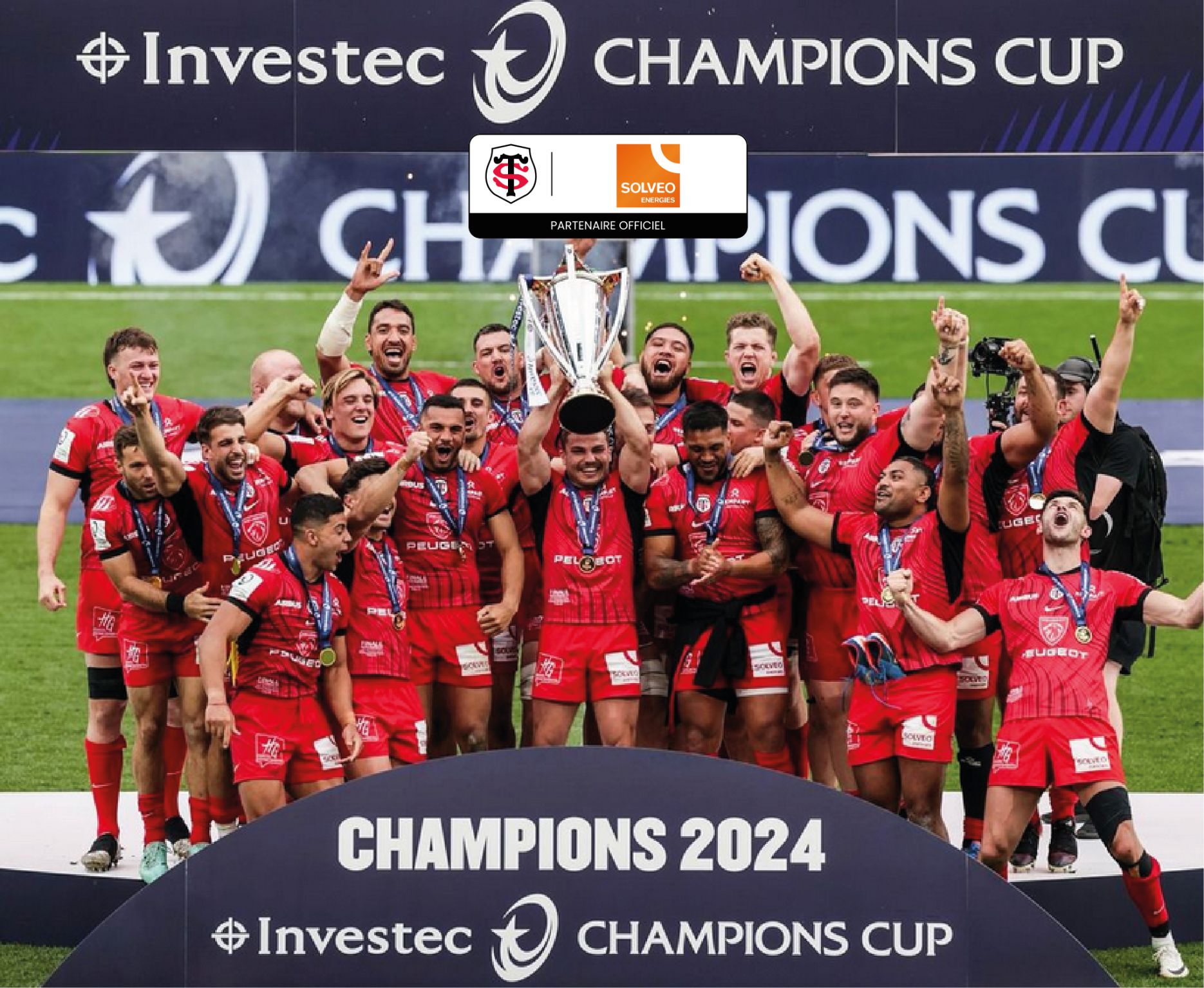 Victoire du Stade Toulousain à l’Investec Champions Cup SOLVEO Energies