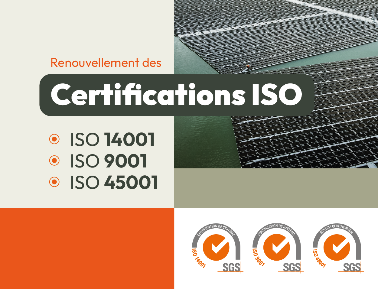 Solveo Energies certifié ISO